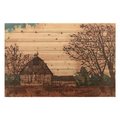 Empire Art Direct Empire Art Direct ADL-107690-3045 Fine Art Giclee Printed on Solid Fir Wood Planks - Erstwhile Barn 1 ADL-107690-3045